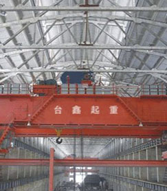 Pictured here is one of our 100T-cranes manufactured for a hydropower station of the Qingshui reservoir in Hunan