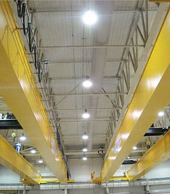  These are a series of single girder cranes and double girder cranes we manufactured for Russian custom.